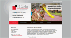 Desktop Screenshot of gumtec-international.com